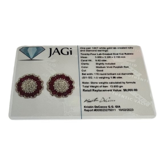 Vintage 14 Karat Yellow Gold Natural Ruby  Diamond Ring Size 6.25 #12833 - Picture 9 of 9